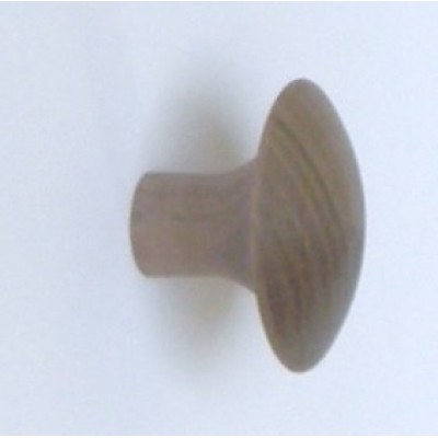 Knob style J 44mm walnut sanded wooden knob